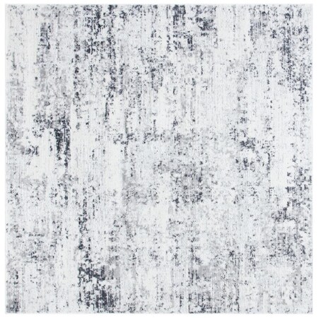 Safavieh 7 x 7 ft. Amelia 700C Power Loomed Square Area Rug Ivory & Grey ALA700C-7SQ
